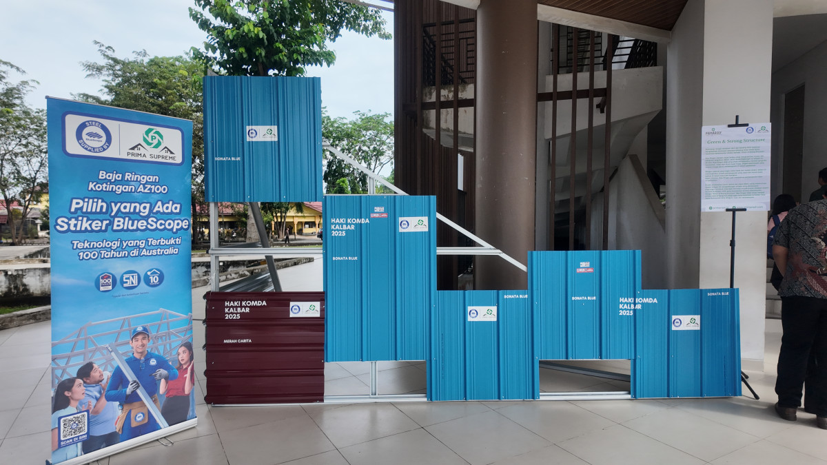 Prima Supreme bersama PT NS BlueScope Indonesia hadir dalam Seminar HAKI KOMDA Kalimantan Barat 2025