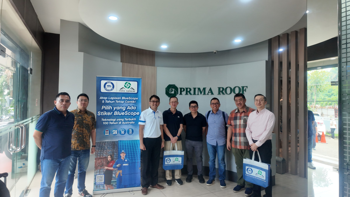 Kunjungan Pimpinan BlueScope Regional Asia ke Kantor Pusat PrimaRoof