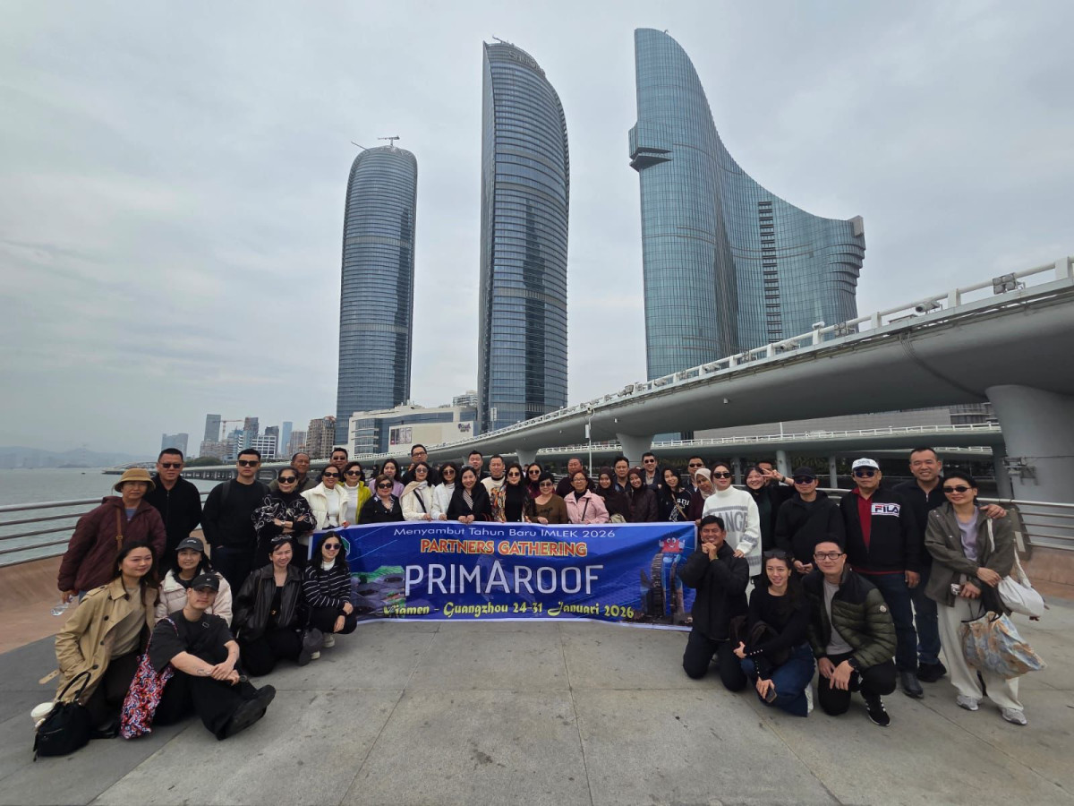 Primaroof Distributor Gathering 2026: Apresiasi Kinerja dan Penguatan Kolaborasi di Xiamen–Guangzhou